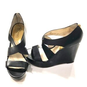 Michael Kors elana stack platform shoes